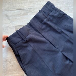 Isabel Marant Etoile Navy Check Plaid Spring Pants 34 XS see Matching Jacket